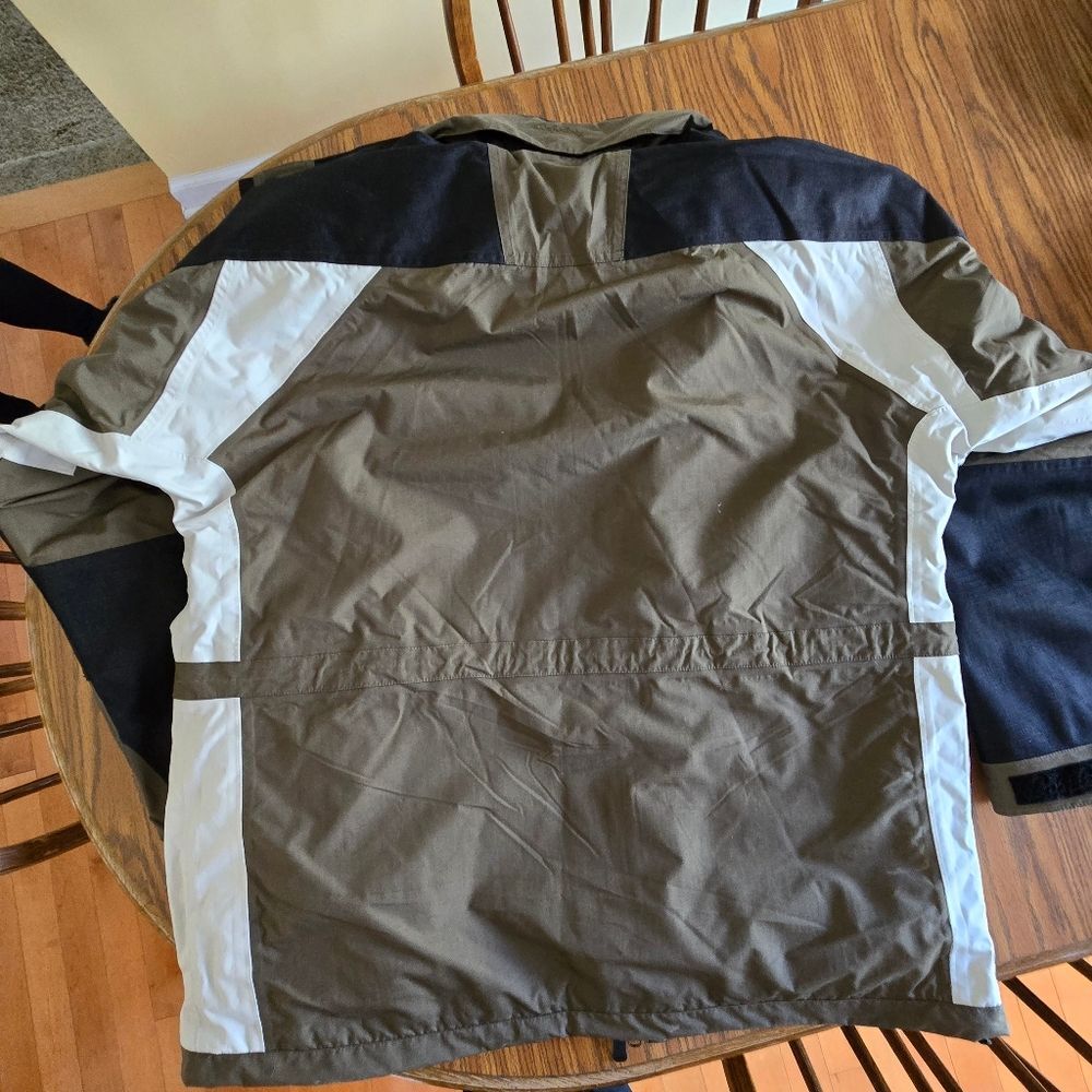 Cabelas Waterproof Jacket 4 in 1 Cold Weather Parka Jacket Coat Mens Large Tall - Picture 3 of 6